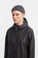 Clothing Stockholm Long Print Raincoat Black Stutterheim Men 0V8X103 - Image 6