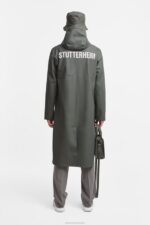 Clothing Stockholm Long Print Raincoat Green Stutterheim Men 0V8X102 - Image 5