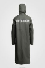 Clothing Stockholm Long Print Raincoat Green Stutterheim Men 0V8X102 - Image 8
