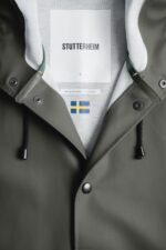Clothing Stockholm Long Print Raincoat Green Stutterheim Men 0V8X102 - Image 10