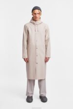 Clothing Stockholm Long Print Raincoat Light Sand Stutterheim Men 0V8X104