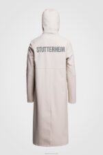 Clothing Stockholm Long Print Raincoat Light Sand Stutterheim Men 0V8X104 - Image 7