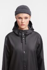 Clothing Stockholm Long PrintRaincoat Black Stutterheim Women 0V8X45 - Image 9
