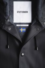 Clothing Stockholm Long PrintRaincoat Black Stutterheim Women 0V8X45 - Image 10