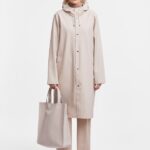 Clothing Stockholm Long PrintRaincoat Light Sand Stutterheim Women 0V8X185