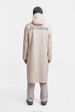 Clothing Stockholm Long PrintRaincoat Light Sand Stutterheim Women 0V8X185 - Image 7