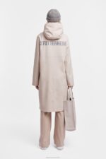 Clothing Stockholm Long PrintRaincoat Light Sand Stutterheim Women 0V8X185 - Image 10