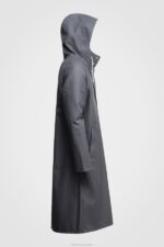 Clothing Stockholm Long Raincoat Charcoal Stutterheim Men 0V8X225 - Image 6