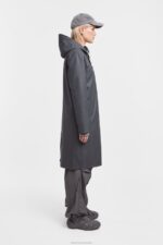 Clothing Stockholm Long Raincoat Charcoal Stutterheim Women 0V8X49 - Image 2
