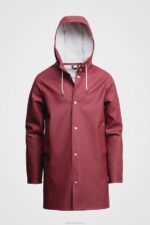 Clothing Stockholm Raincoat Burgundy Stutterheim Men 0V8X222 - Image 4
