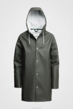 Clothing Stockholm Raincoat Green Stutterheim Men 0V8X131 - Image 4