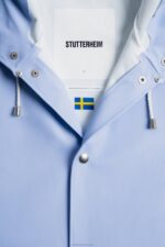 Clothing Stockholm Raincoat Light Blue Stutterheim Men 0V8X238 - Image 4