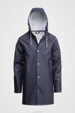 Clothing Stockholm Raincoat Navy Stutterheim Men 0V8X132 - Image 4