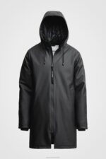 Clothing Stockholm Winter Jacket Black Stutterheim Men 0V8X251 - Image 4