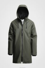 Clothing Stockholm Winter Jacket Green Stutterheim Men 0V8X252 - Image 4