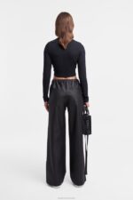 Clothing Vasa Lightweight Trousers Black Stutterheim Women 0V8X92 - Image 3