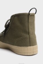 Footwear Haga High Top Sneaker Green/Fudge Stutterheim Unisex 0V8X274 - Image 2