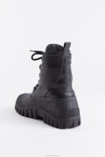 Footwear Patrol Boot Leather Black Stutterheim Unisex 0V8X165 - Image 2