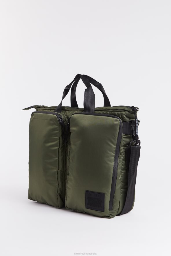 Accessories Utility Brief Tote Green Stutterheim Unisex 0V8X392
