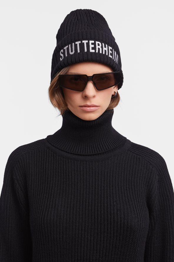 Accessories Big L Beanie Black Stutterheim Unisex 0V8X365