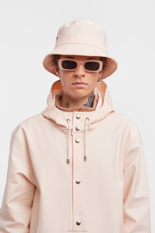 Accessories Beckholmen Bucket Hat Peach Stutterheim Unisex 0V8X380