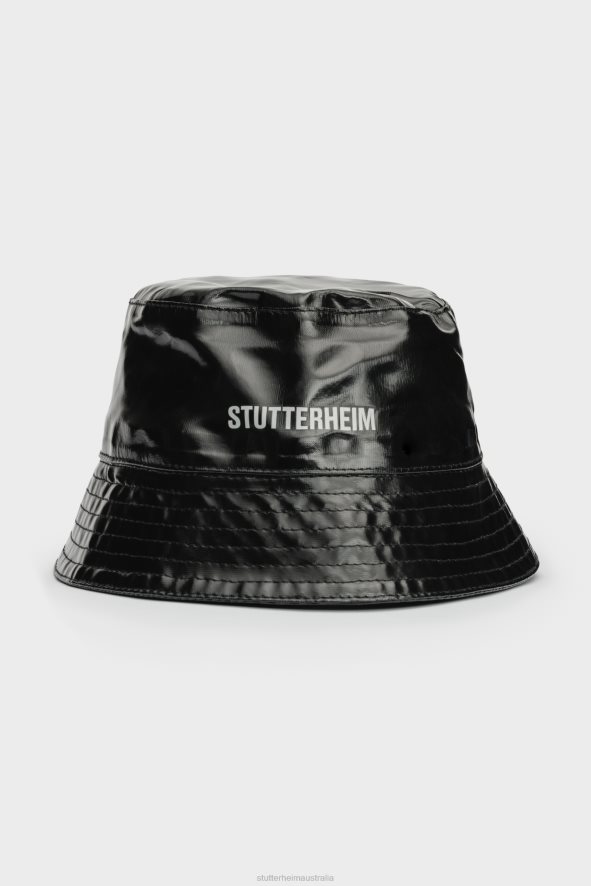 Accessories Skarholmen Opal Bucket Hat Black Stutterheim Unisex 0V8X386