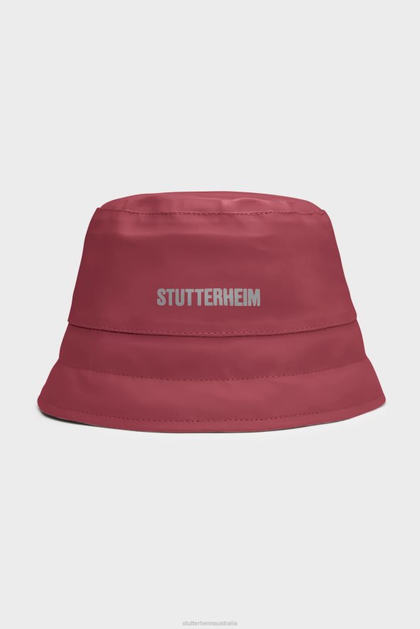 Accessories Skarholmen Puffer Bucket Hat Burgundy Stutterheim Unisex 0V8X412