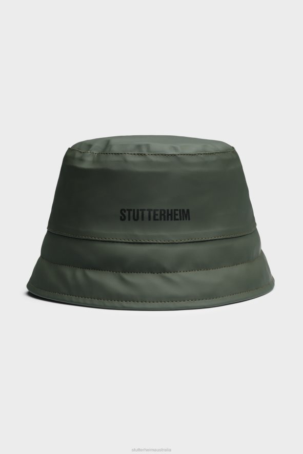 Accessories Skarholmen Puffer Bucket Hat Green Stutterheim Unisex 0V8X411