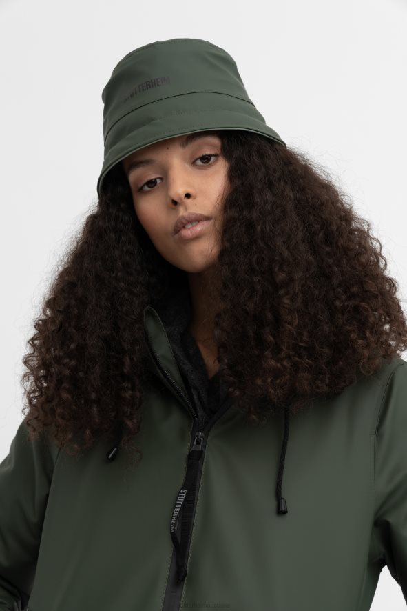 Accessories Skarholmen Puffer Bucket Hat Green Stutterheim Unisex 0V8X411