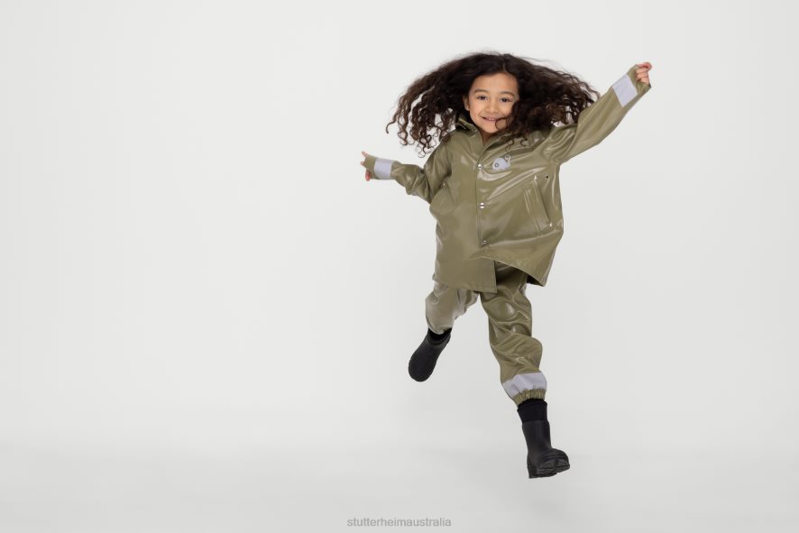 Clothing Mosebacke Mini Opal Kids Raincoat Aloe Stutterheim Kids 0V8X338