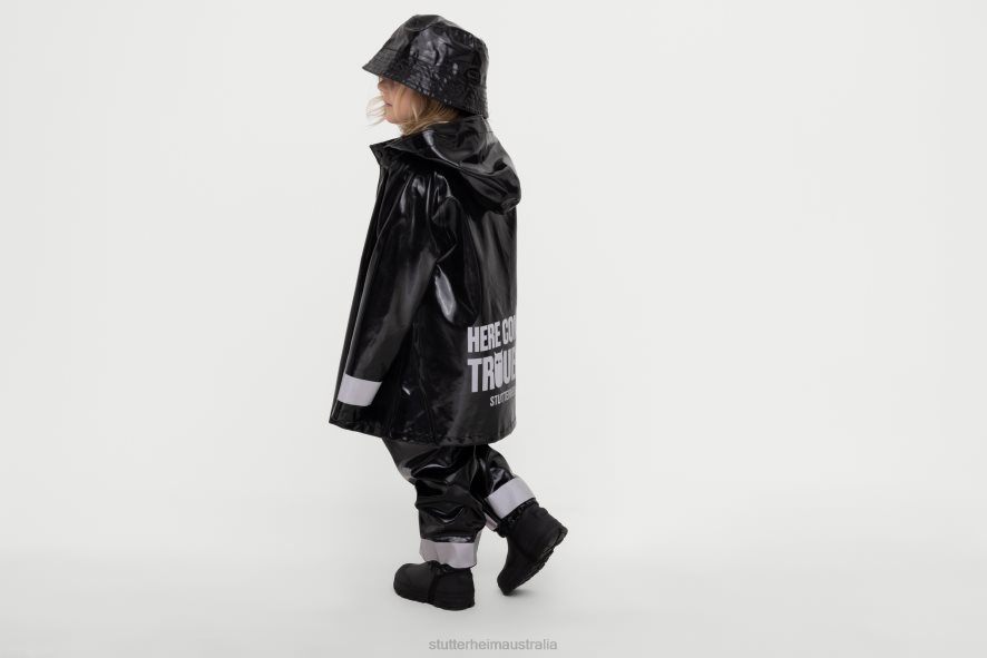 Clothing Mosebacke Mini Opal Kids Raincoat Black Stutterheim Kids 0V8X339