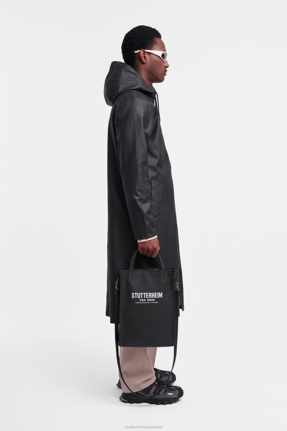 Clothing Stockholm Long Lightweight Zip Raincoat Black Stutterheim Men 0V8X212