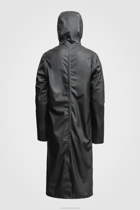 Clothing Stockholm Long Lightweight Zip Raincoat Black Stutterheim Men 0V8X212