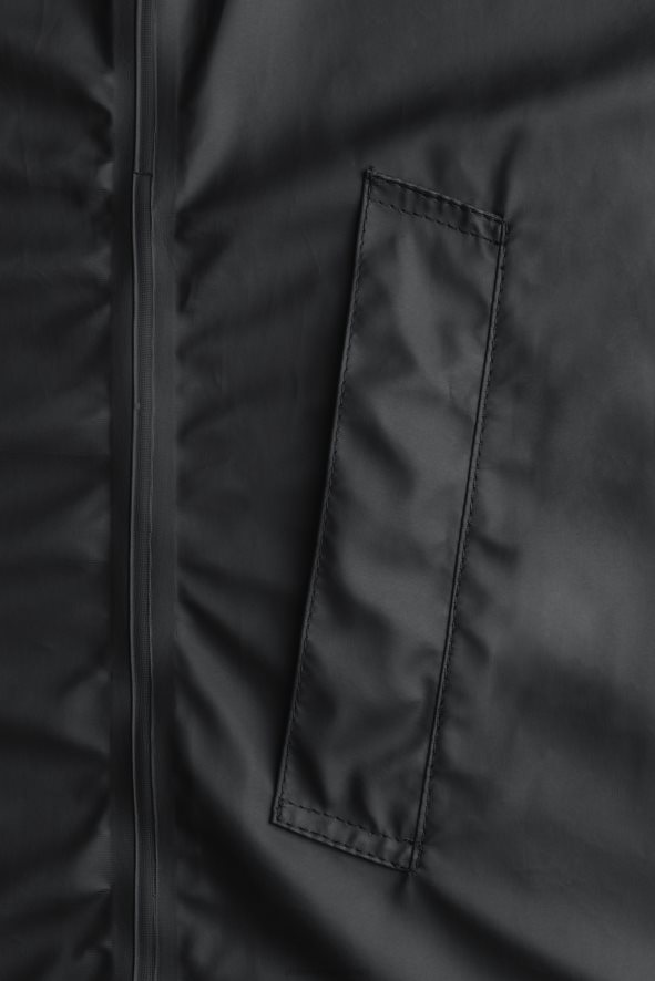 Clothing Stockholm Long Lightweight Zip Raincoat Black Stutterheim Men 0V8X212