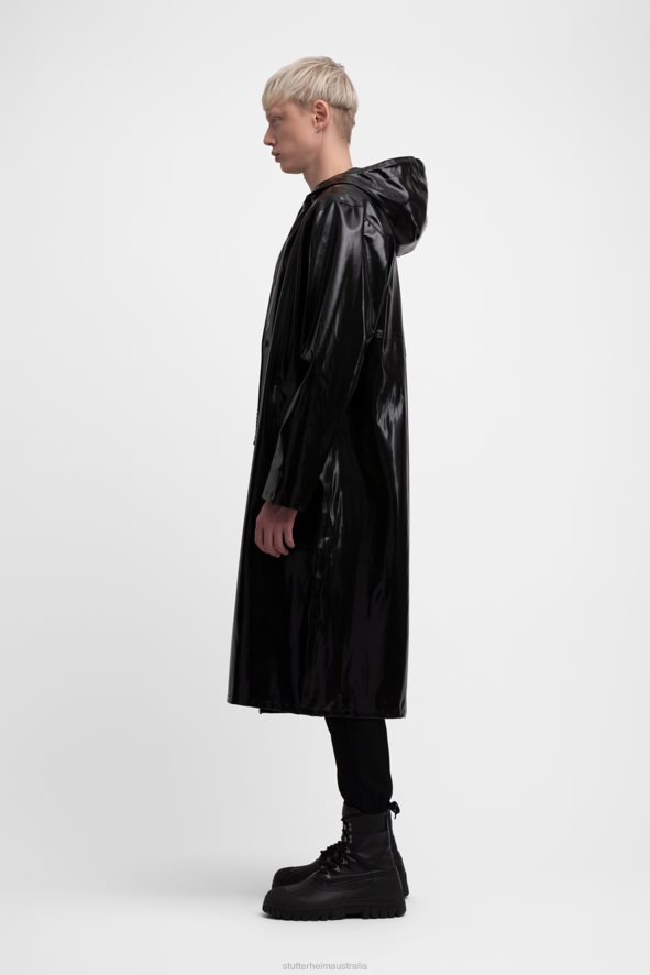 Clothing Stockholm Long Print Opal Raincoat Black Stutterheim Men 0V8X136