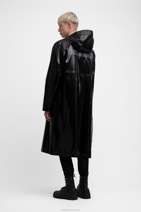 Clothing Stockholm Long Print Opal Raincoat Black Stutterheim Men 0V8X136