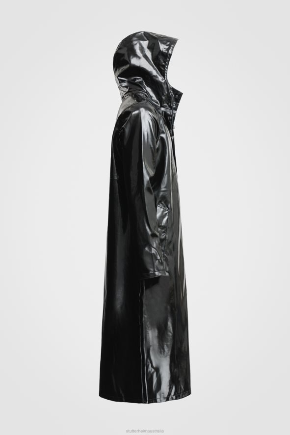 Clothing Stockholm Long Print Opal Raincoat Black Stutterheim Men 0V8X136