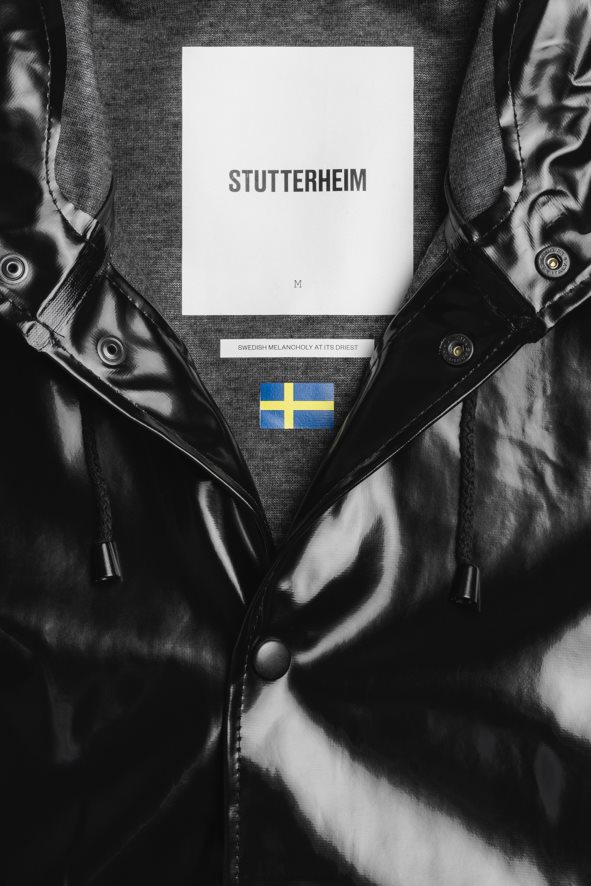 Clothing Stockholm Long Print Opal Raincoat Black Stutterheim Men 0V8X136