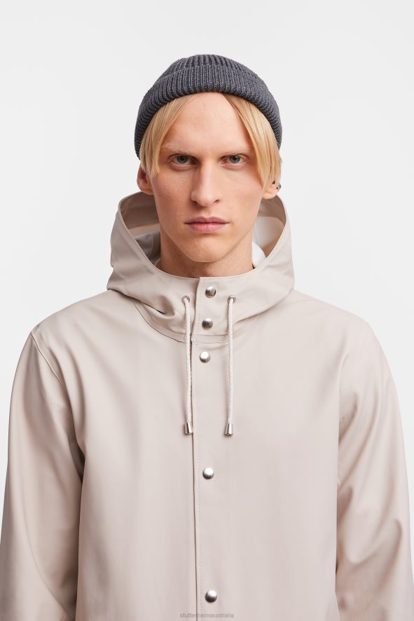 Clothing Stockholm Long Print Raincoat Light Sand Stutterheim Men 0V8X104