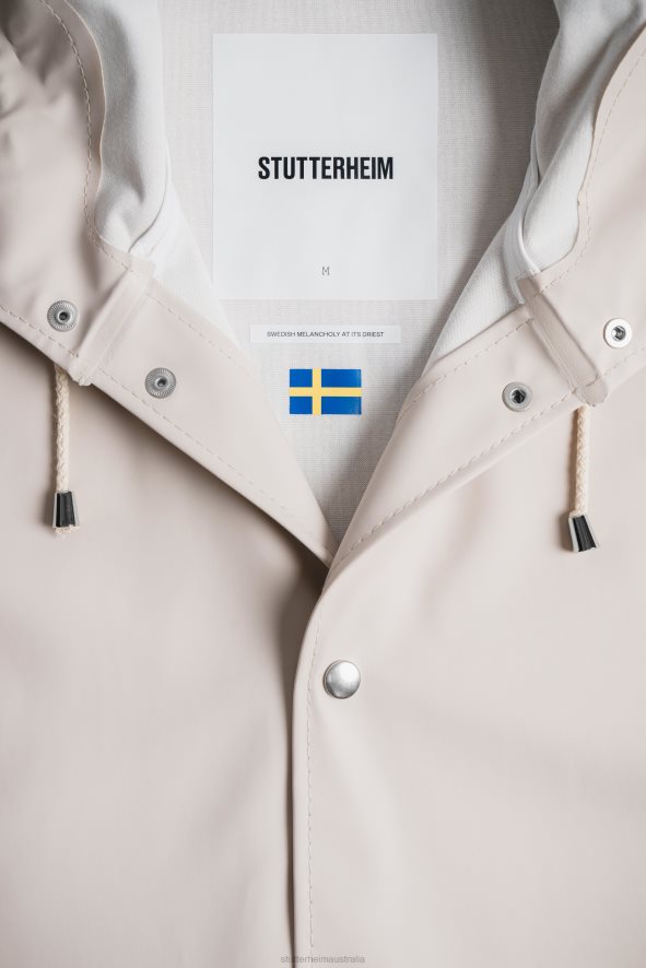 Clothing Stockholm Long Print Raincoat Light Sand Stutterheim Men 0V8X104