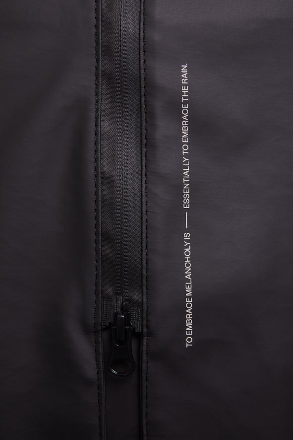Clothing Mosebacke Long Lightweight Zip Raincoat Black Stutterheim Women 0V8X9