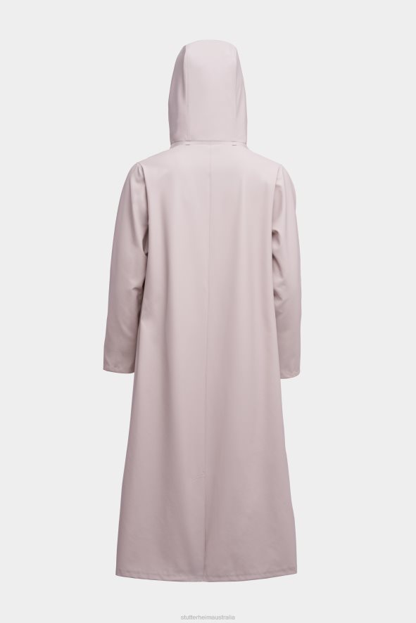 Clothing Mosebacke Long Lightweight Zip Raincoat Light Sand Stutterheim Women 0V8X11