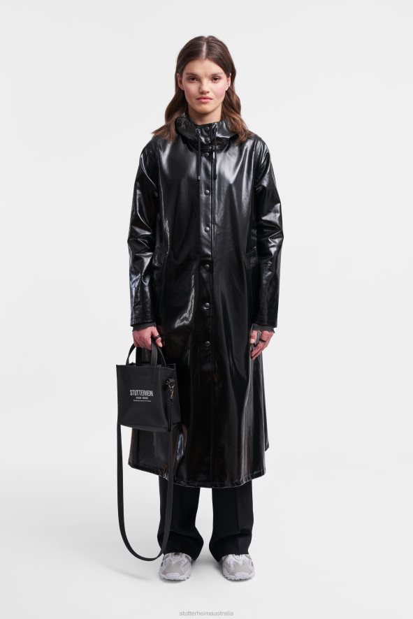 Clothing Mosebacke Long Opal Raincoat Black Stutterheim Women 0V8X75